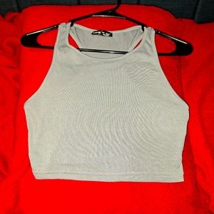 Ribbed crop top